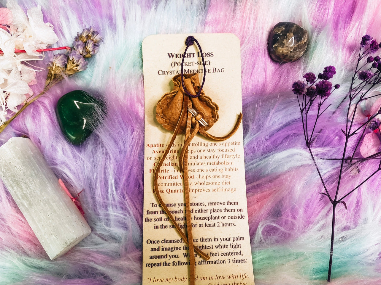 Gemstone Crystal Medicine Bags