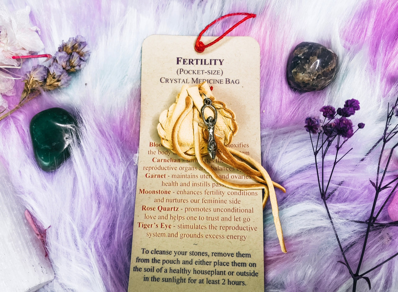 Gemstone Crystal Medicine Bags