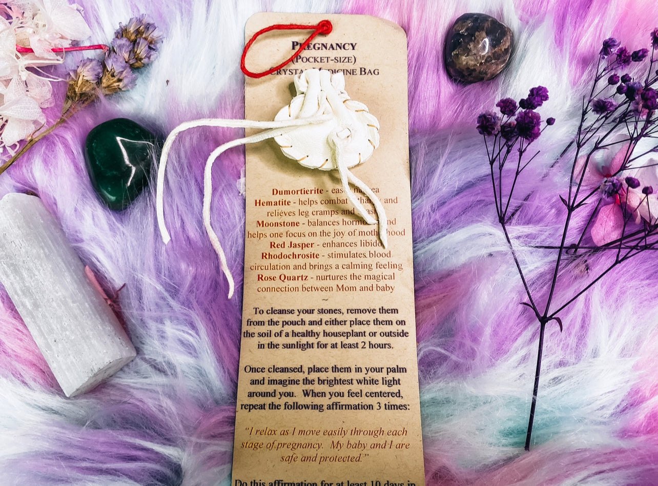 Gemstone Crystal Medicine Bags