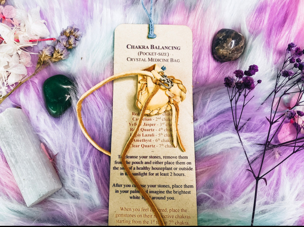 Gemstone Crystal Medicine Bags